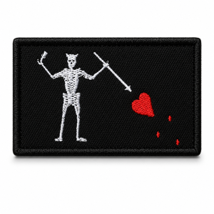 Patch Drapeau Barbe Noir
