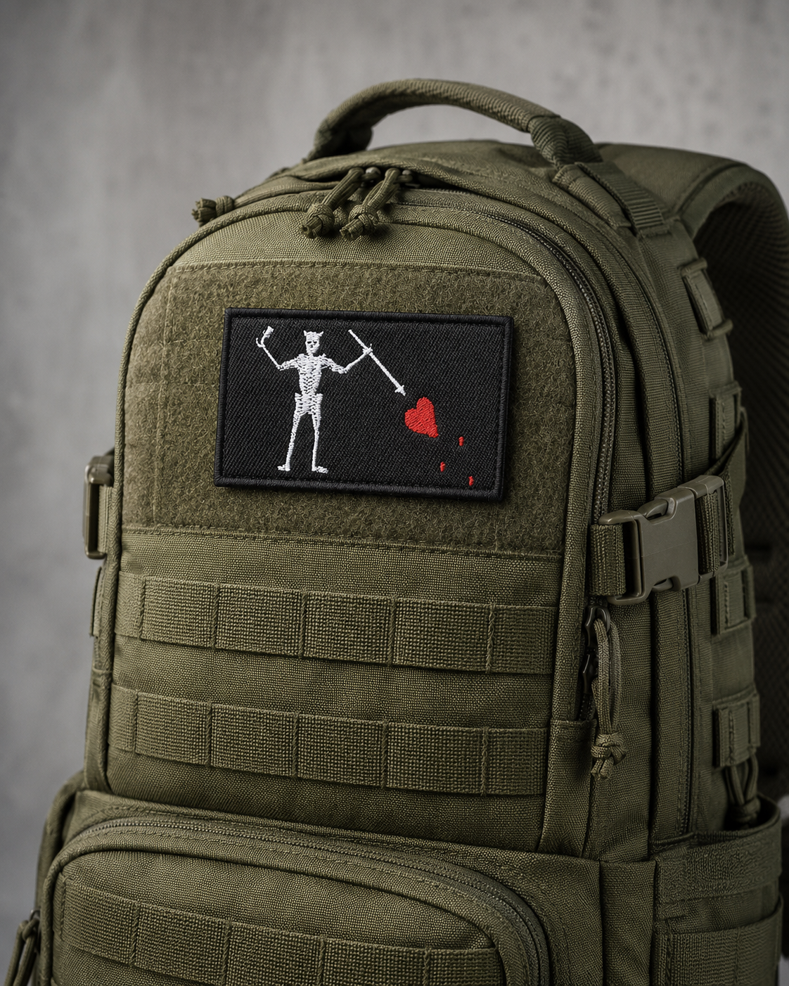 Patch Drapeau Barbe Noir – Image 3